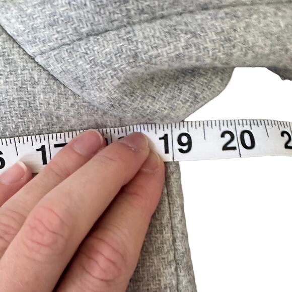 J. Crew Chateau Parka Italian Wool Stadium Cloth Grey - Picture 11 of 13